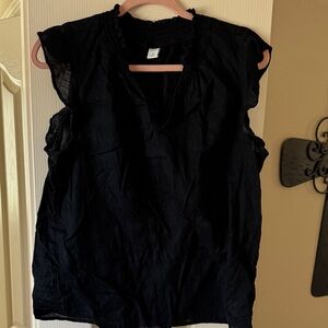 Elegant Black Women's Top